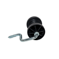 1x Eckrolle "groß" bis 40mm, schwarz