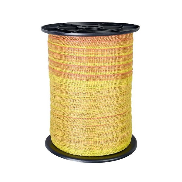 Breitband "Eider", 10mm, 200m, gelb-orange, 4x0.16 Niro