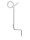 10x Abstands-, Ösenisolator, senkrecht und waagerecht nutzbar -  210 mm