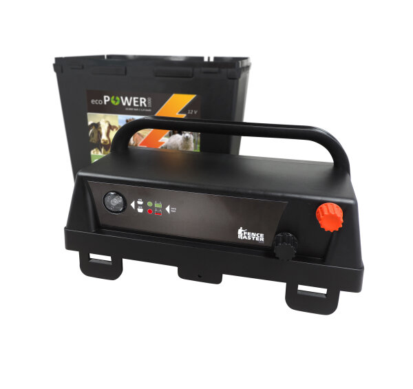 Briidea Solar-Weidezaungerät – 9 Km Reichweite, 0,2 J, IP66, 12V Batterie Briidea Elektrozaun 0,2 Joules