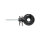 25x Ringisolator "Eider Classic", schwarz