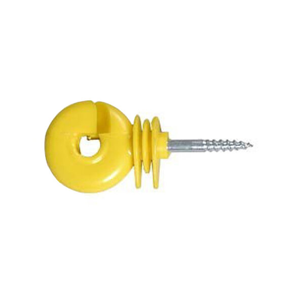 50x Ringisolator "Standard", rund, gelb