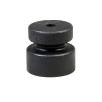 Knopfisolator, schwarz, á 100 Stk./Tüte