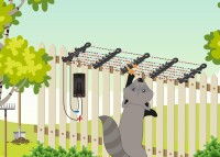 2x Abstandsisolator (7er) für  Plus/Minus Elektrozaun - Holzgewinde