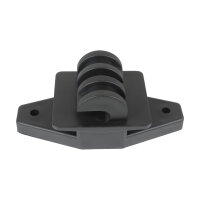 25x Seilisolator, zum Schrauben & Nageln, schwarz