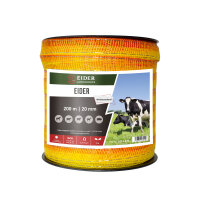 Breitband "Eider", 20mm, 200m, gelb-orange,...
