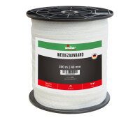 Weidezaunband, 40 mm, weiß - 200 m