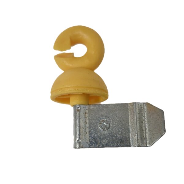 B-Ware 50 Stk. Zusatzisolator "Ring", gelb, mit Klemmblech, 50 Stk./Tüte