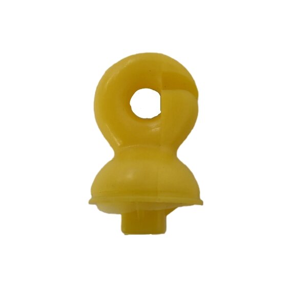 50x Ersatzisolator "Ring", oval, gelb